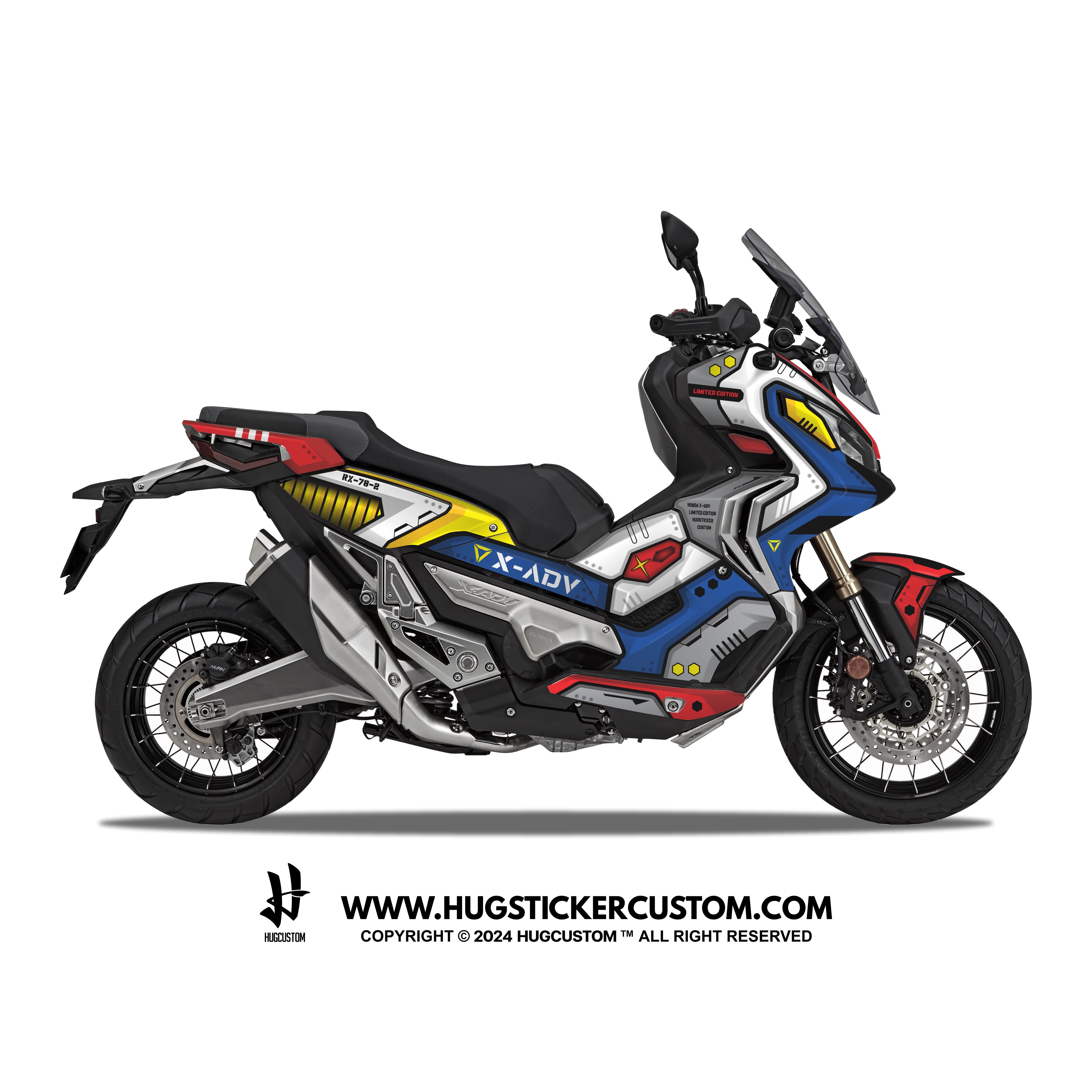 Honda X-ADV 750 2017-2024 Sticker - 'RX Spirit' Design - HUGSTICKERCUSTOM 