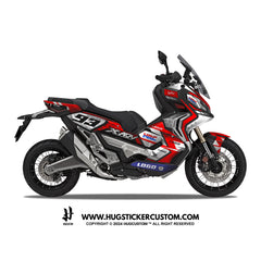 Honda X-ADV 750 2017-2024 Sticker - 'Racing' Design - HUGSTICKERCUSTOM 