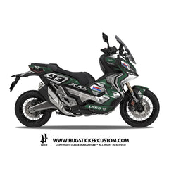 Honda X-ADV 750 2017-2024 Sticker - 'Racing' Design - HUGSTICKERCUSTOM 