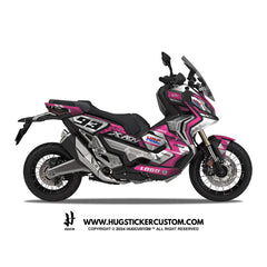 Honda X-ADV 750 2017-2024 Sticker - 'Racing' Design - HUGSTICKERCUSTOM 