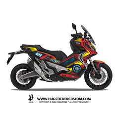 Honda X-ADV 750 2017-2024 Sticker - 'Reactor' Design - HUGSTICKERCUSTOM 