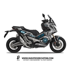 Honda X-ADV 750 2017-2024 Sticker - 'Reactor' Design - HUGSTICKERCUSTOM 
