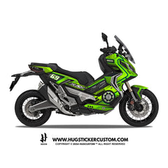 Honda X-ADV 750 2017-2024 Sticker - 'Reactor' Design - HUGSTICKERCUSTOM 