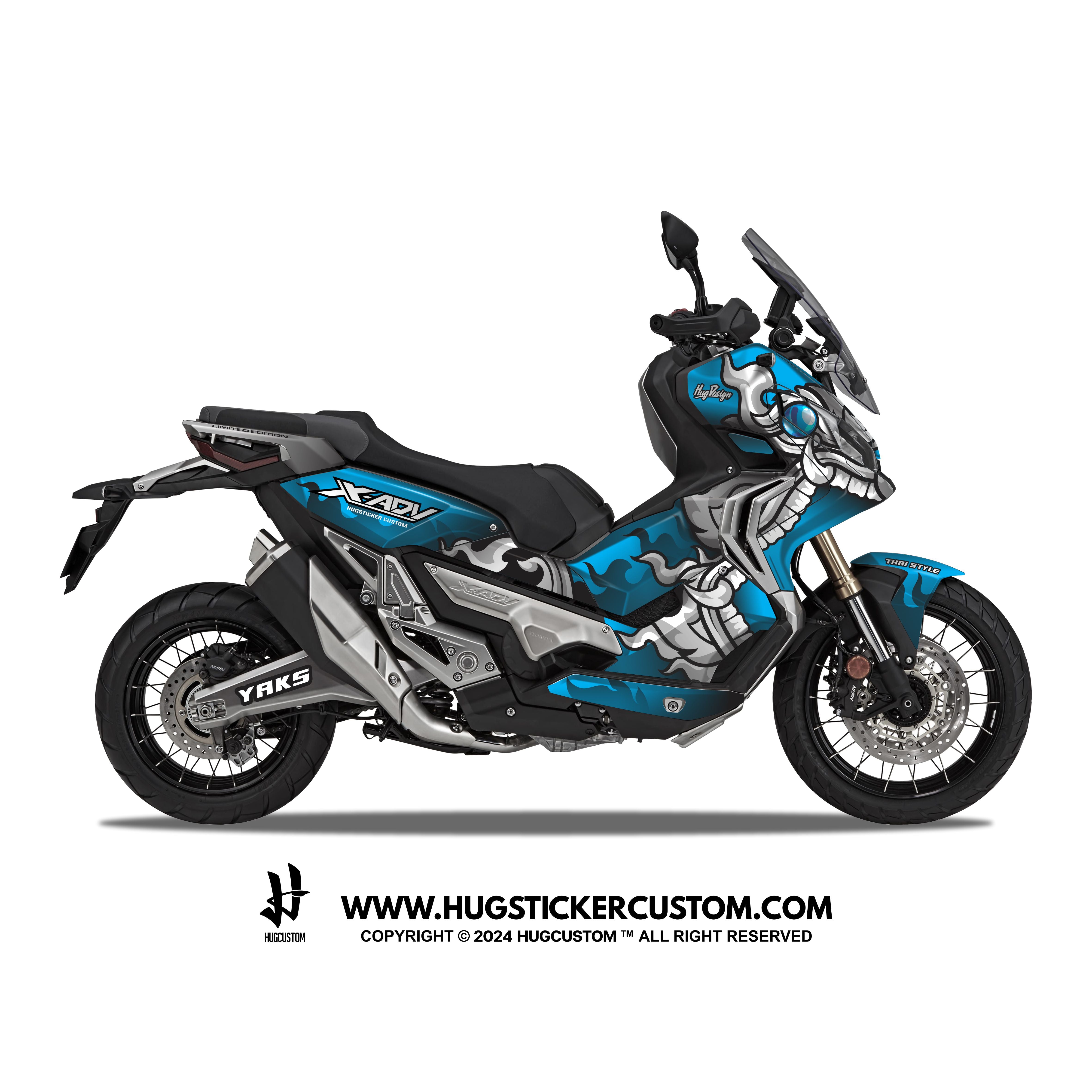 Honda X-ADV 750 2017-2024 Sticker - 'Yak' Design - HUGSTICKERCUSTOM 