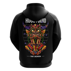 Hugstudio original Hoodie 'Yak Demon' - HUGSTICKERCUSTOM 