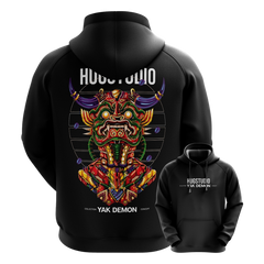 Hugstudio original Hoodie 'Yak Demon' - HUGSTICKERCUSTOM 