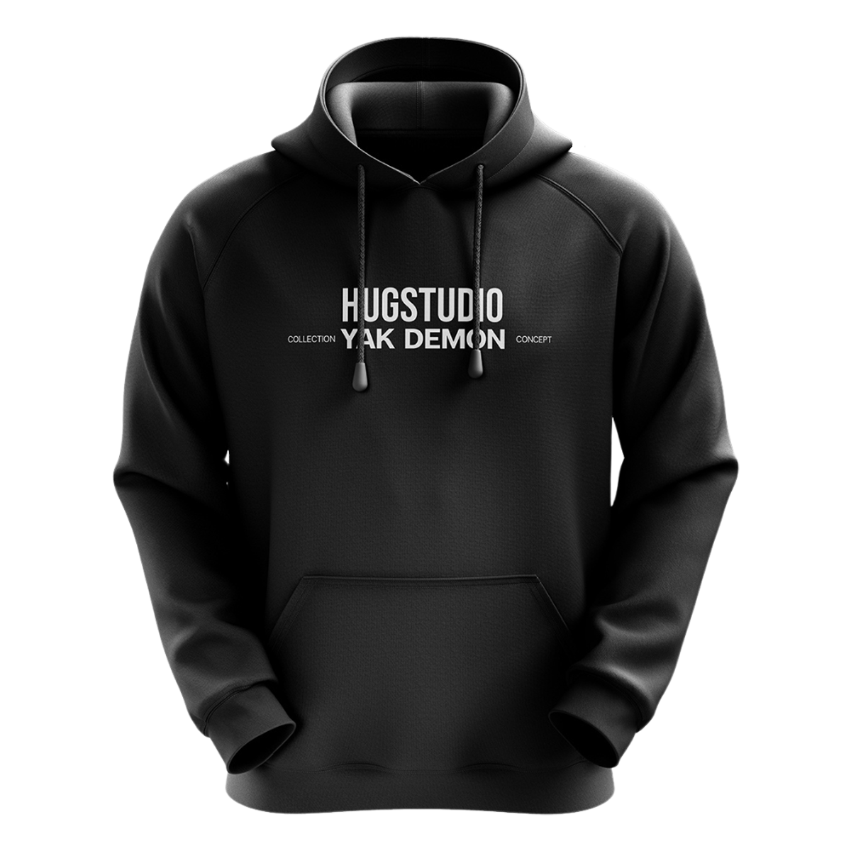 Hugstudio original Hoodie 'Yak Demon' - HUGSTICKERCUSTOM 