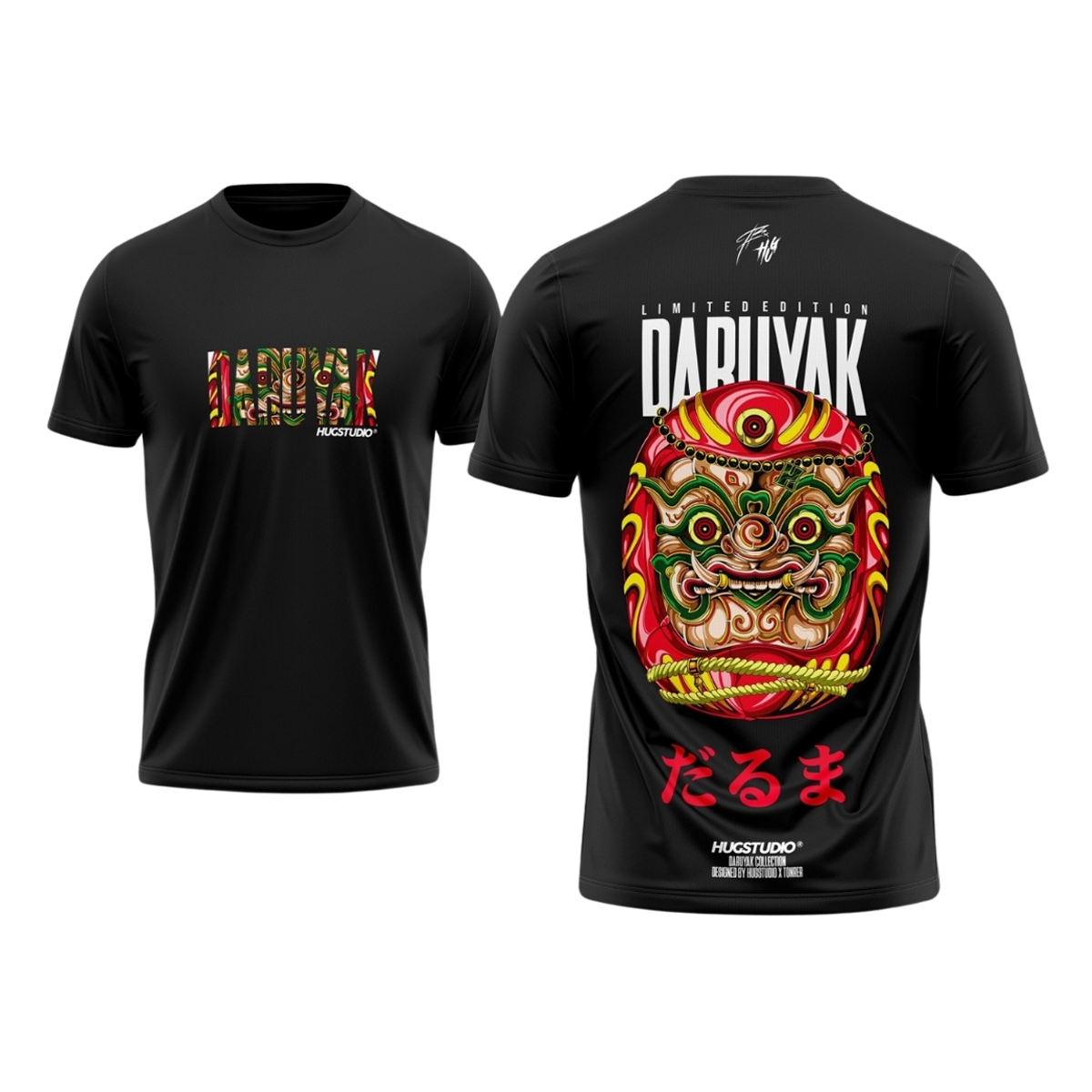 Hugstudio original T-shirt 'Daruyak' - HUGSTICKERCUSTOM 