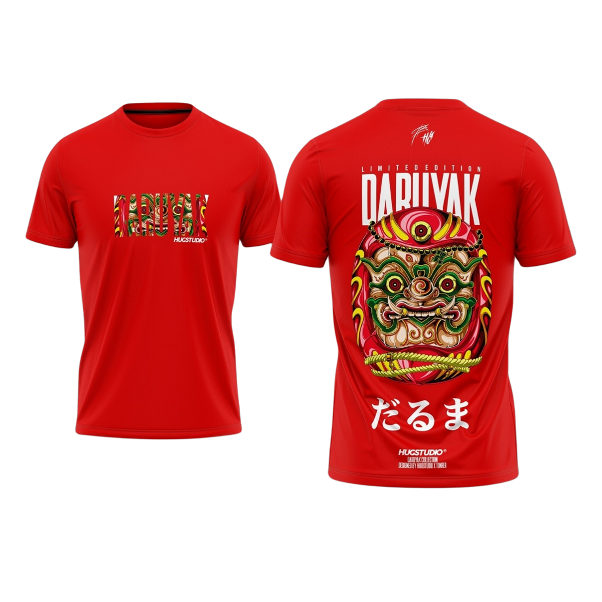 Hugstudio original T-shirt 'Daruyak' - HUGSTICKERCUSTOM 