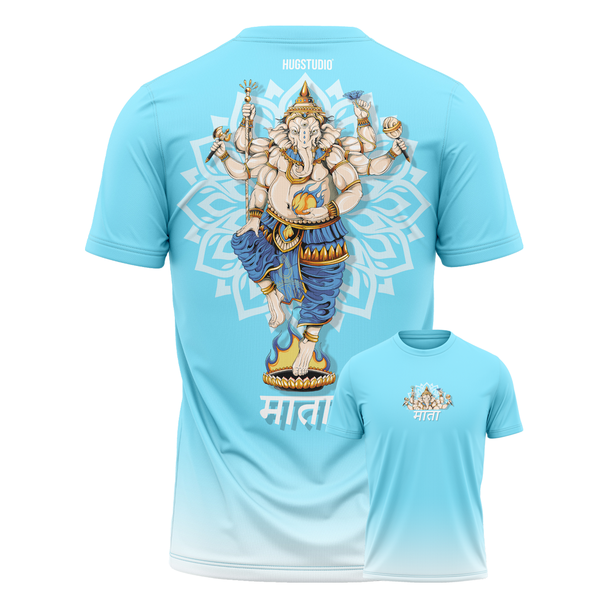 Hugstudio original T-shirt 'Ganesha' - HUGSTICKERCUSTOM 