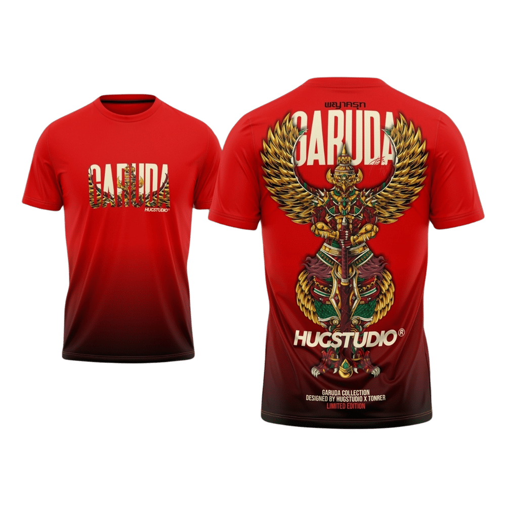 Hugstudio original T-shirt 'Garuda' - HUGSTICKERCUSTOM 