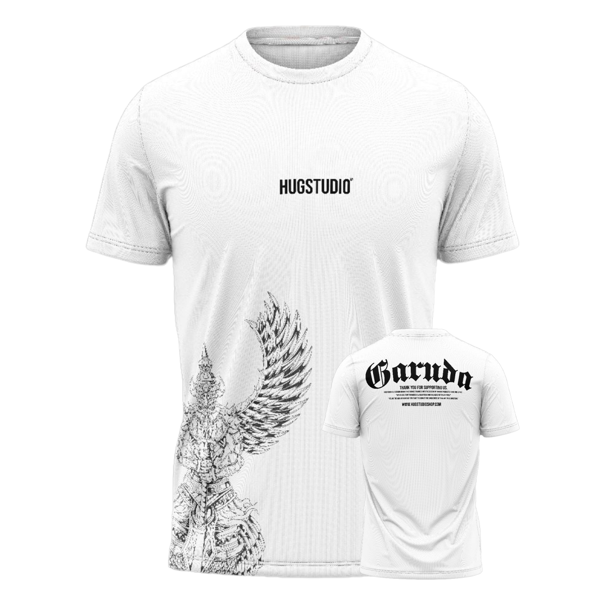 Hugstudio original T-shirt 'Garuda Minimal' - HUGSTICKERCUSTOM 