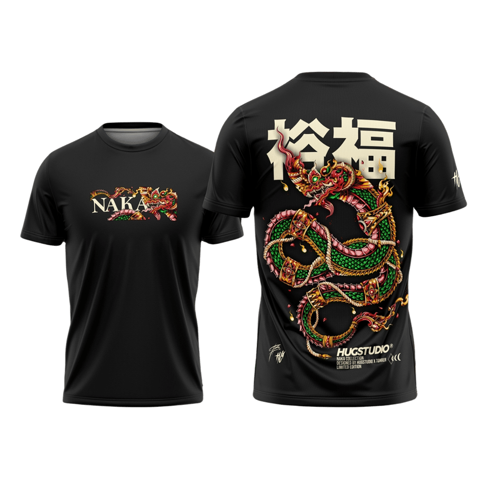 Hugstudio original T-shirt 'Naka' - HUGSTICKERCUSTOM 