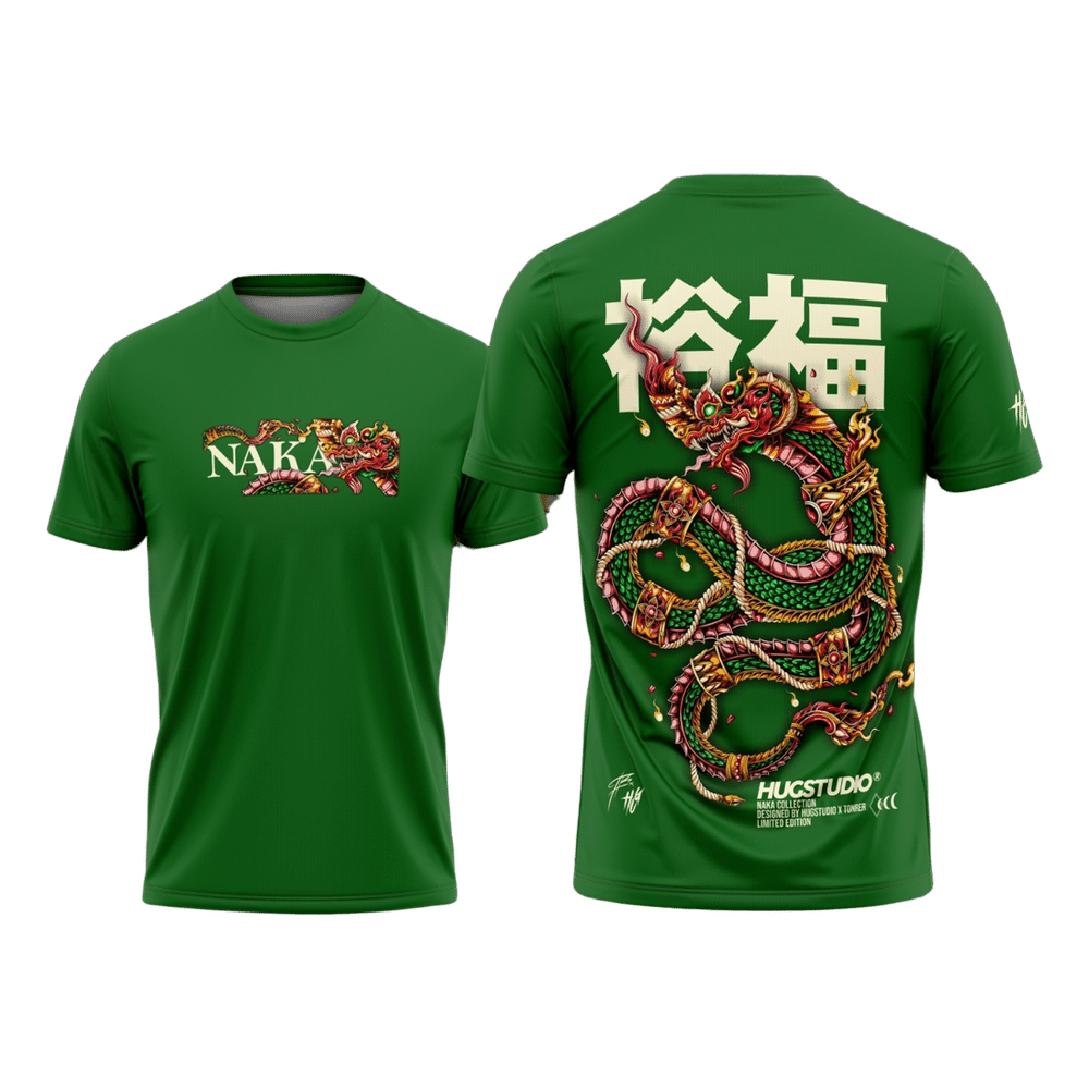 Hugstudio original T-shirt 'Naka' - HUGSTICKERCUSTOM 