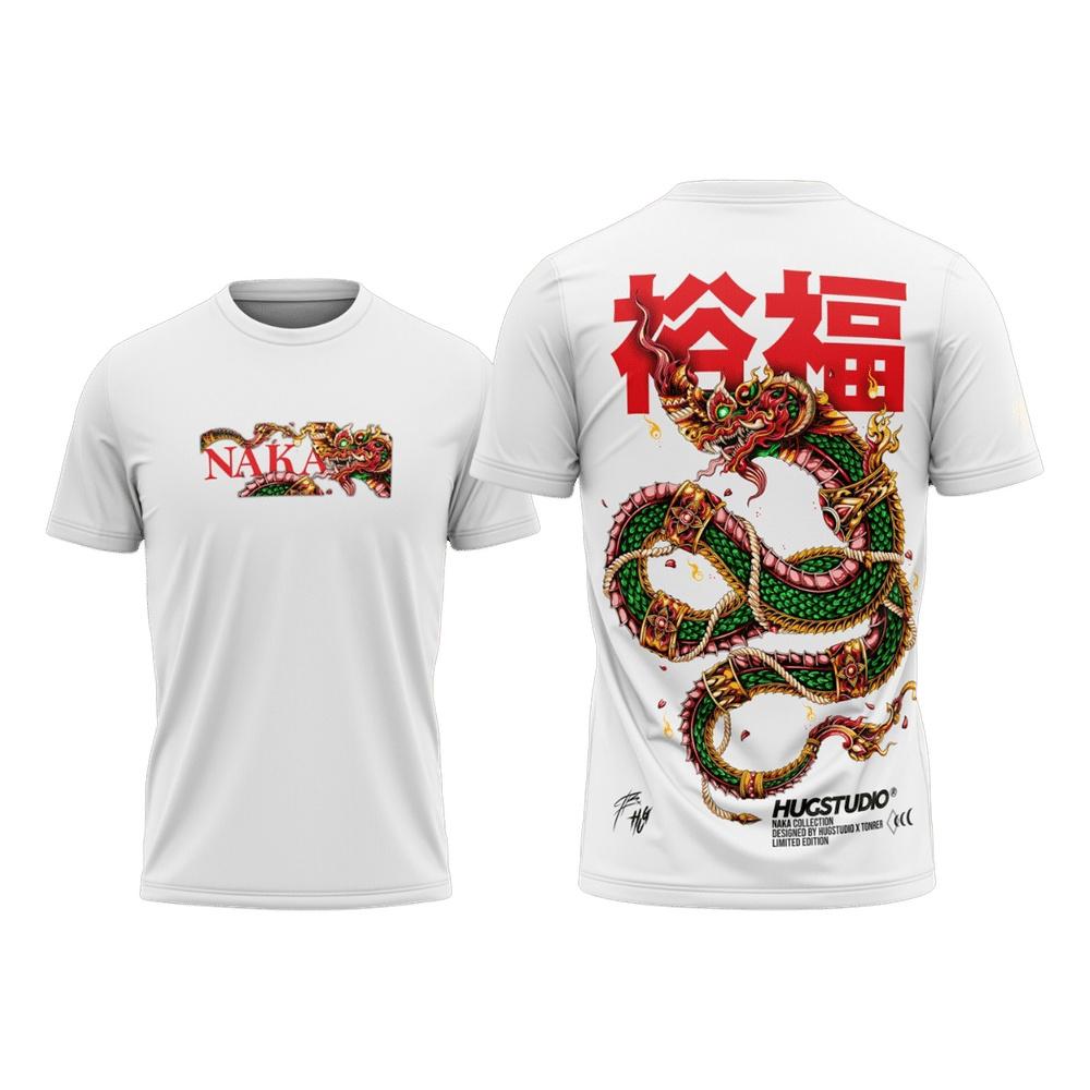 Hugstudio original T-shirt 'Naka' - HUGSTICKERCUSTOM 