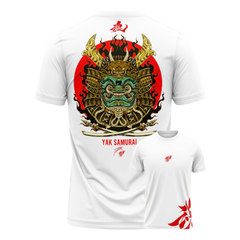 Hugstudio original T-shirt 'Yak Samurai' - HUGSTICKERCUSTOM 