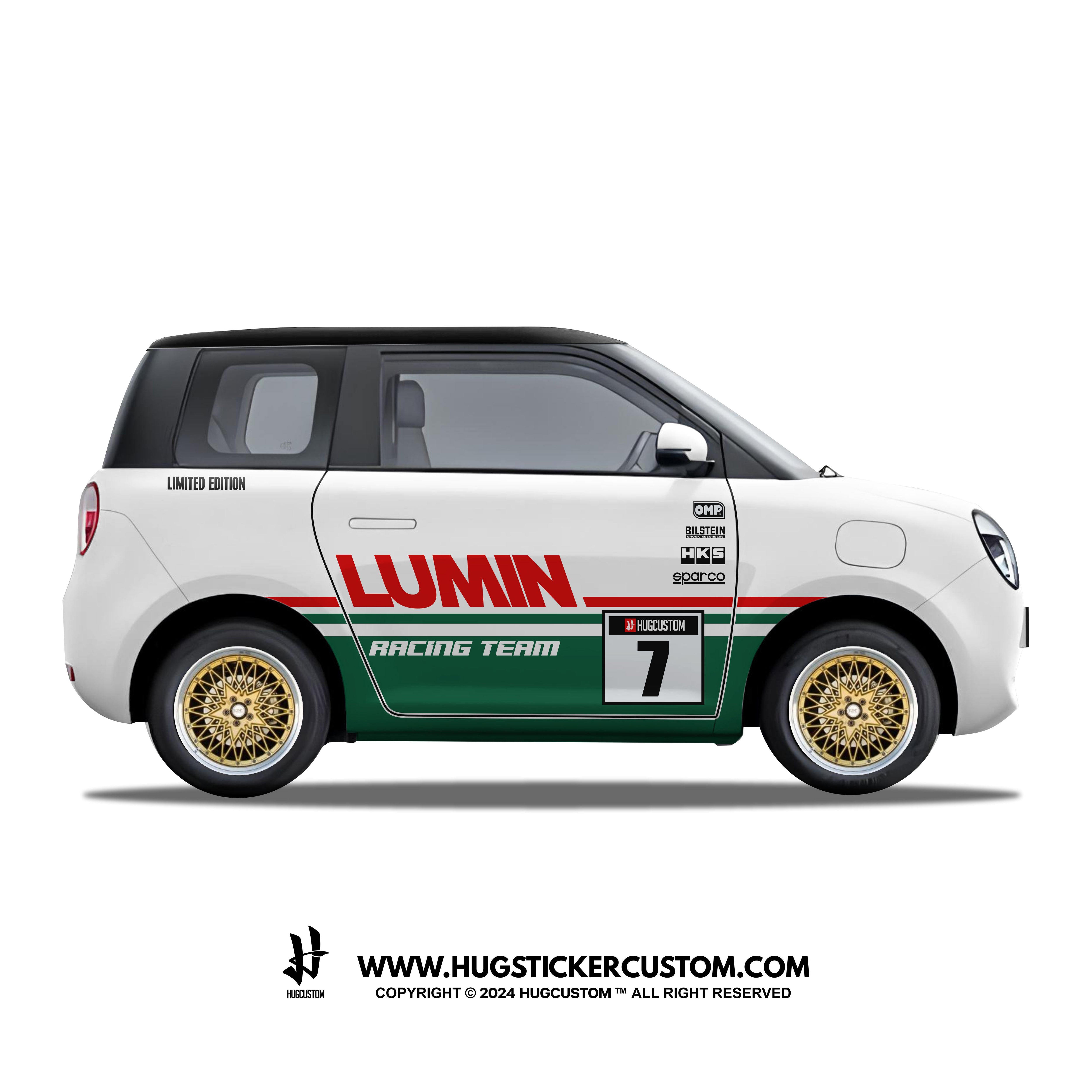 LUMIN Racing Concept "Circuit Royale" Sticker Kit - HUGSTICKERCUSTOM 