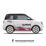 LUMIN Racing Concept "DualPulse" Sticker Kit - HUGSTICKERCUSTOM 