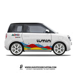 LUMIN Racing Concept "DualPulse" Sticker Kit - HUGSTICKERCUSTOM 