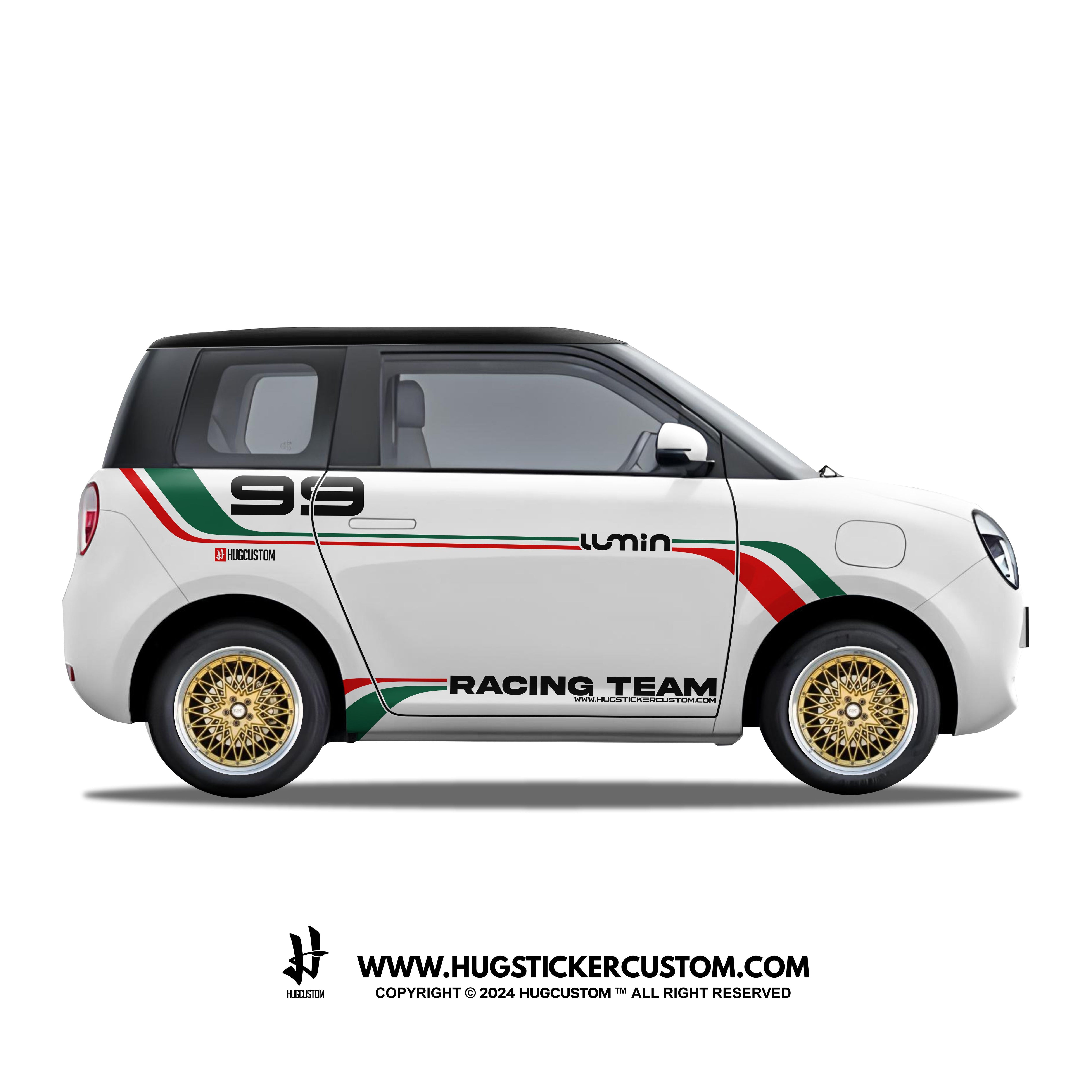LUMIN Racing Concept "Jetstream" Sticker Kit - HUGSTICKERCUSTOM 