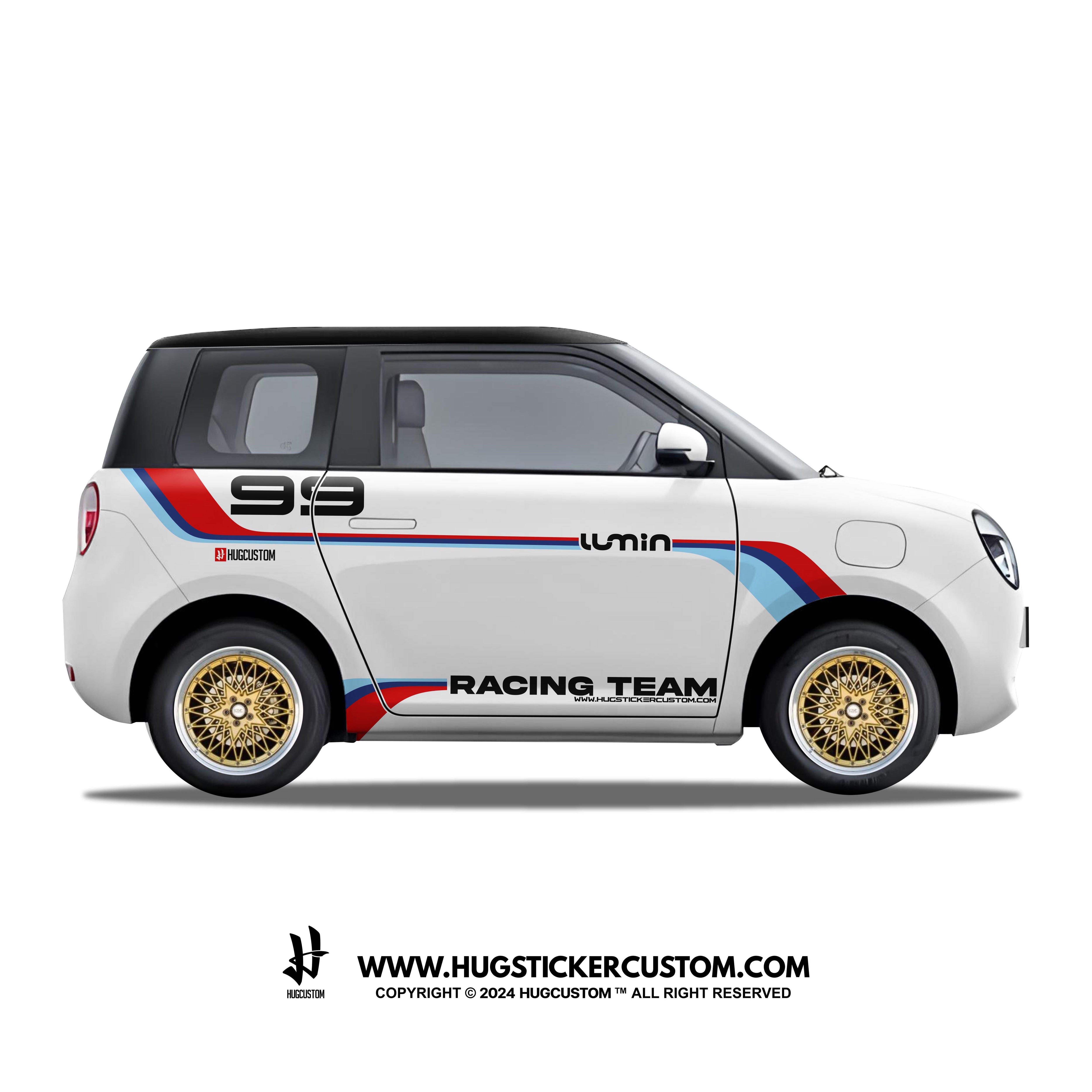 LUMIN Racing Concept "Jetstream" Sticker Kit - HUGSTICKERCUSTOM 