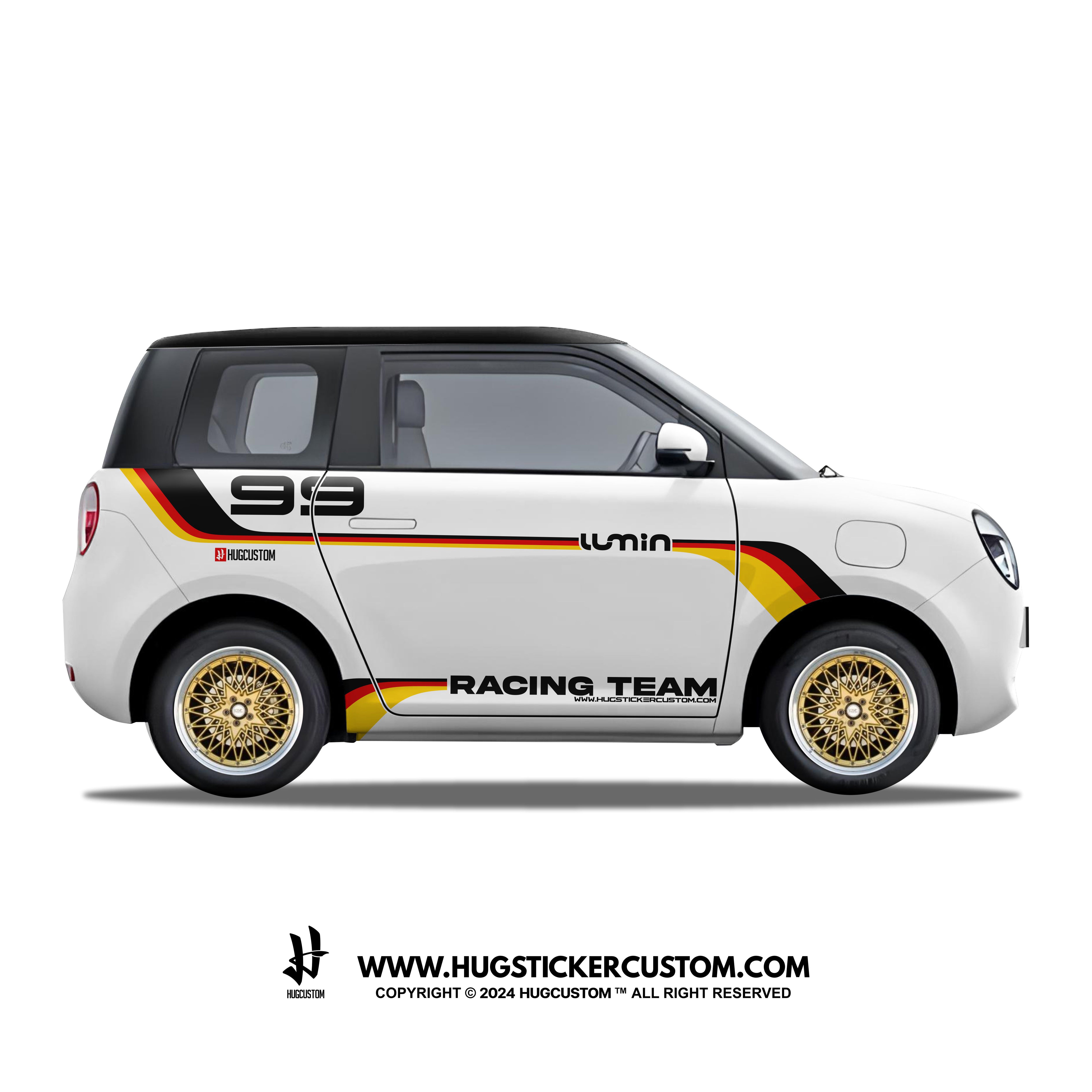 LUMIN Racing Concept "Jetstream" Sticker Kit - HUGSTICKERCUSTOM 