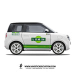 LUMIN Racing Concept "Rising Sunline" Sticker Kit - HUGSTICKERCUSTOM 