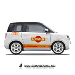 LUMIN Racing Concept "Rising Sunline" Sticker Kit - HUGSTICKERCUSTOM 