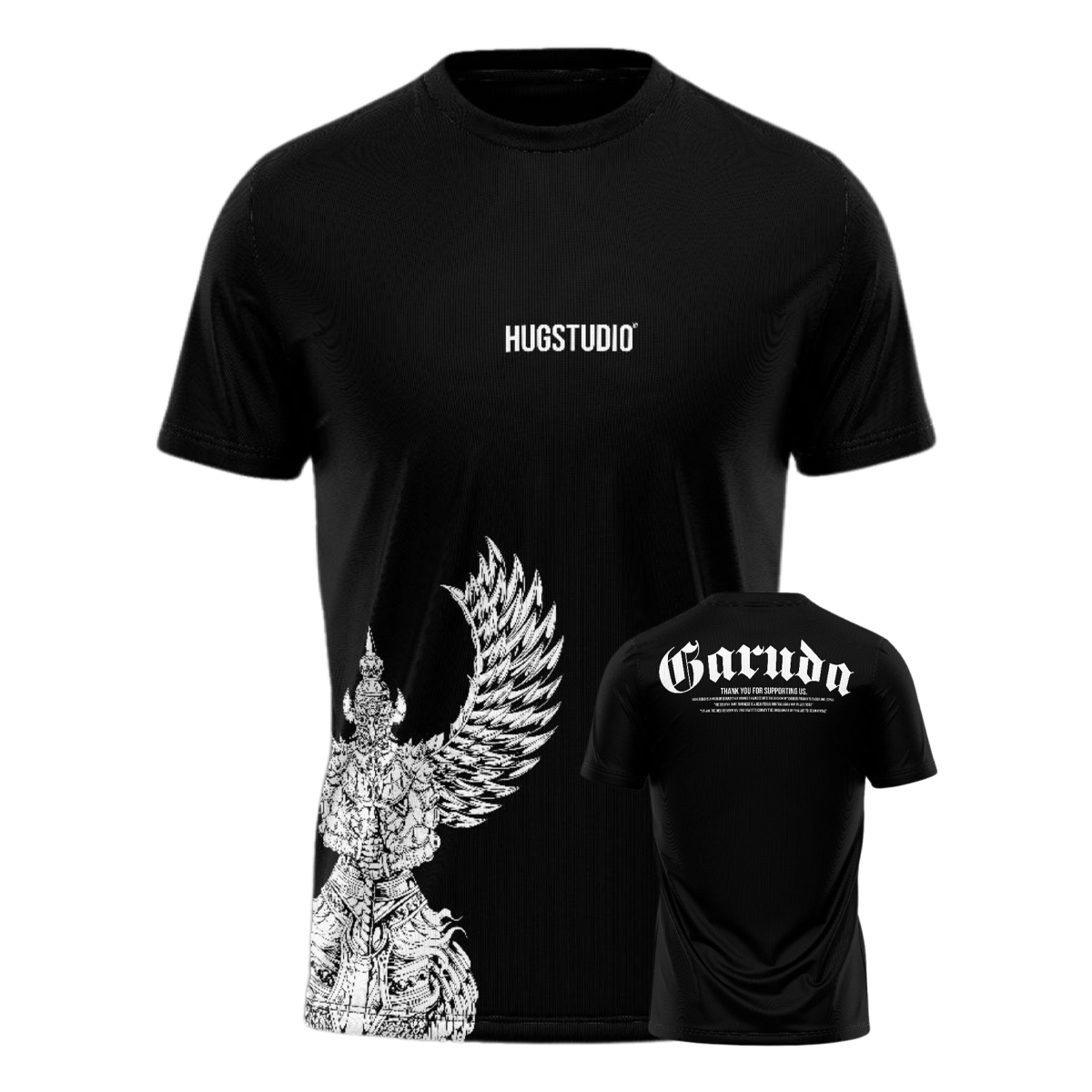 Hugstudio original T-shirt 'Garuda Minimal' - HUGSTICKERCUSTOM 