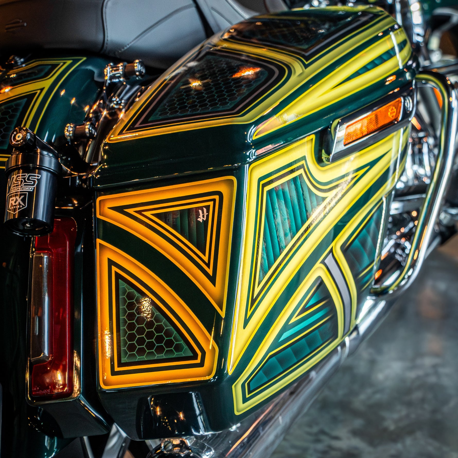 Sticker Kit for Touring SG (FLHX) (2024-2025) - 'HiveX' Design (Full Set)