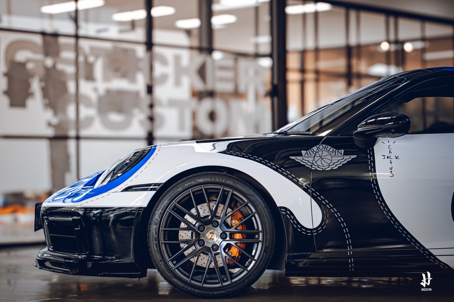 which air jordan inspired porsche 911