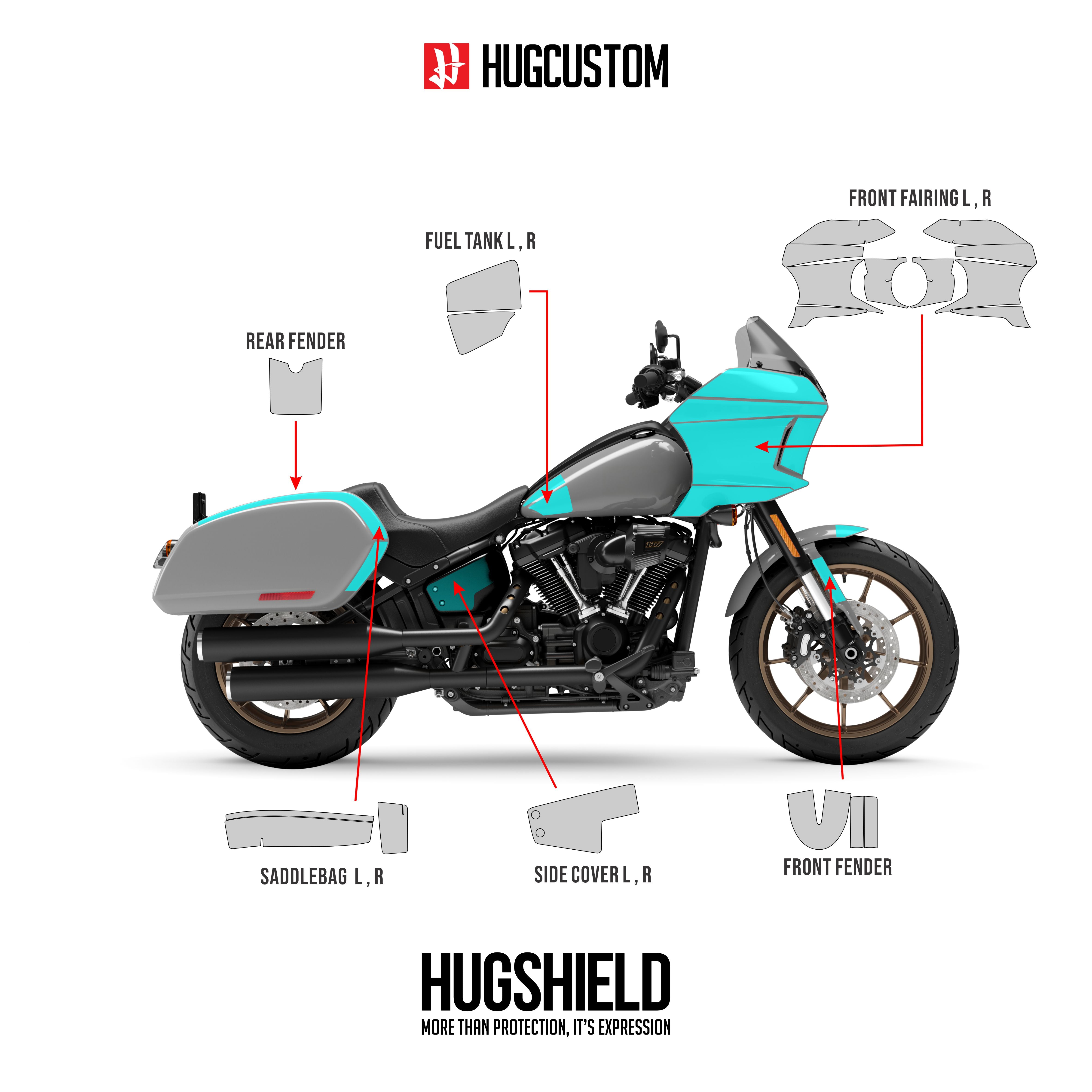 Paint Protection Film for Cruiser LRST (FXLRST) 2023-2026 - HUGSTICKERCUSTOM