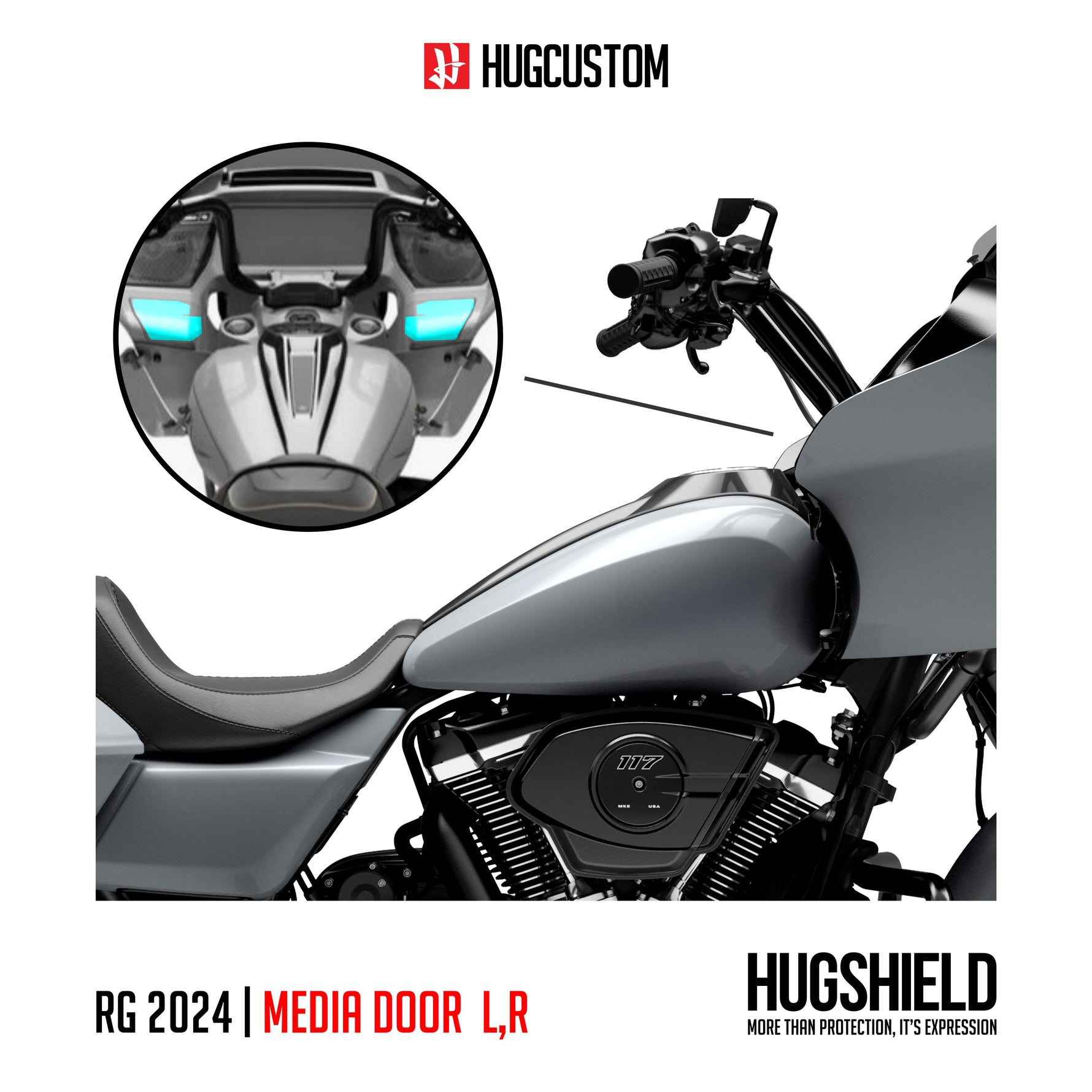 Paint Protection Film for Touring RG (FLTRX) 2024-2026 - HUGSTICKERCUSTOM