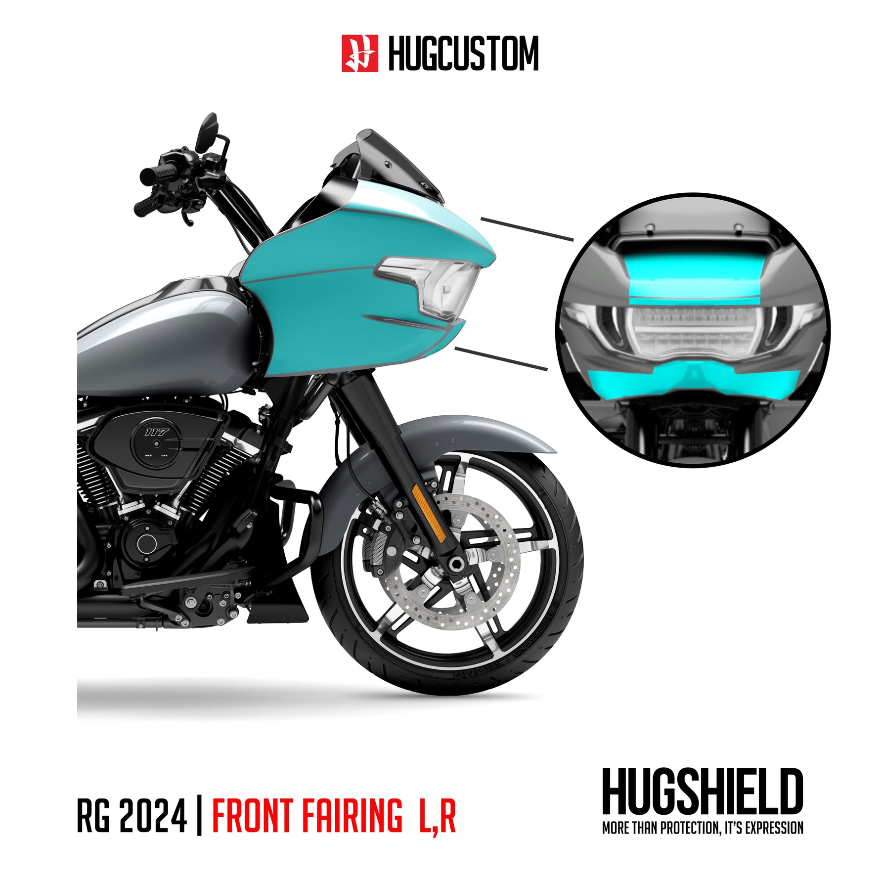 Paint Protection Film for Touring RG (FLTRX) 2024-2026 - HUGSTICKERCUSTOM