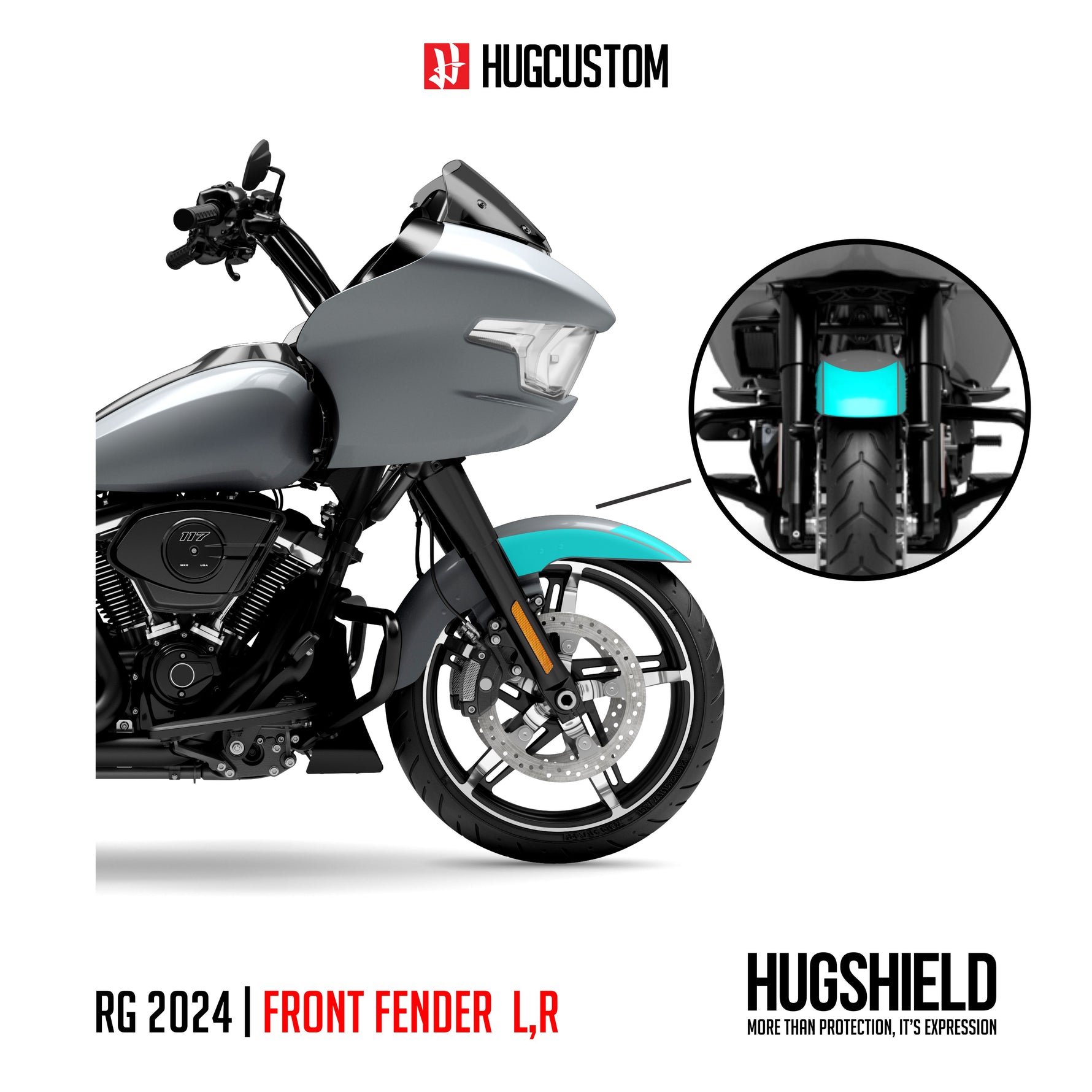Paint Protection Film for Touring RG (FLTRX) 2024-2026 - HUGSTICKERCUSTOM