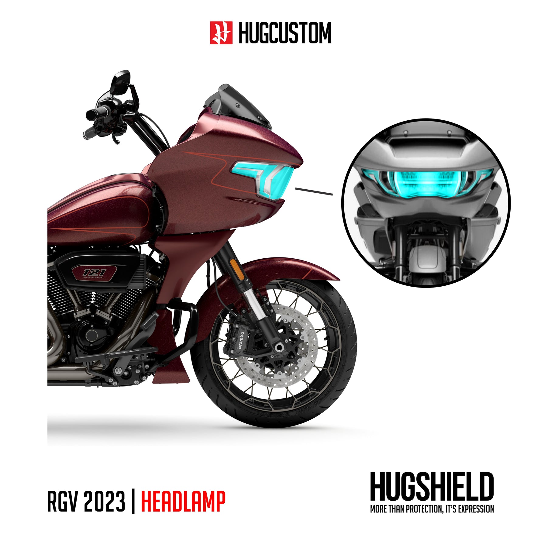 Paint Protection Film for Touring RG (FLTRXSE) 2023 - HUGSTICKERCUSTOM
