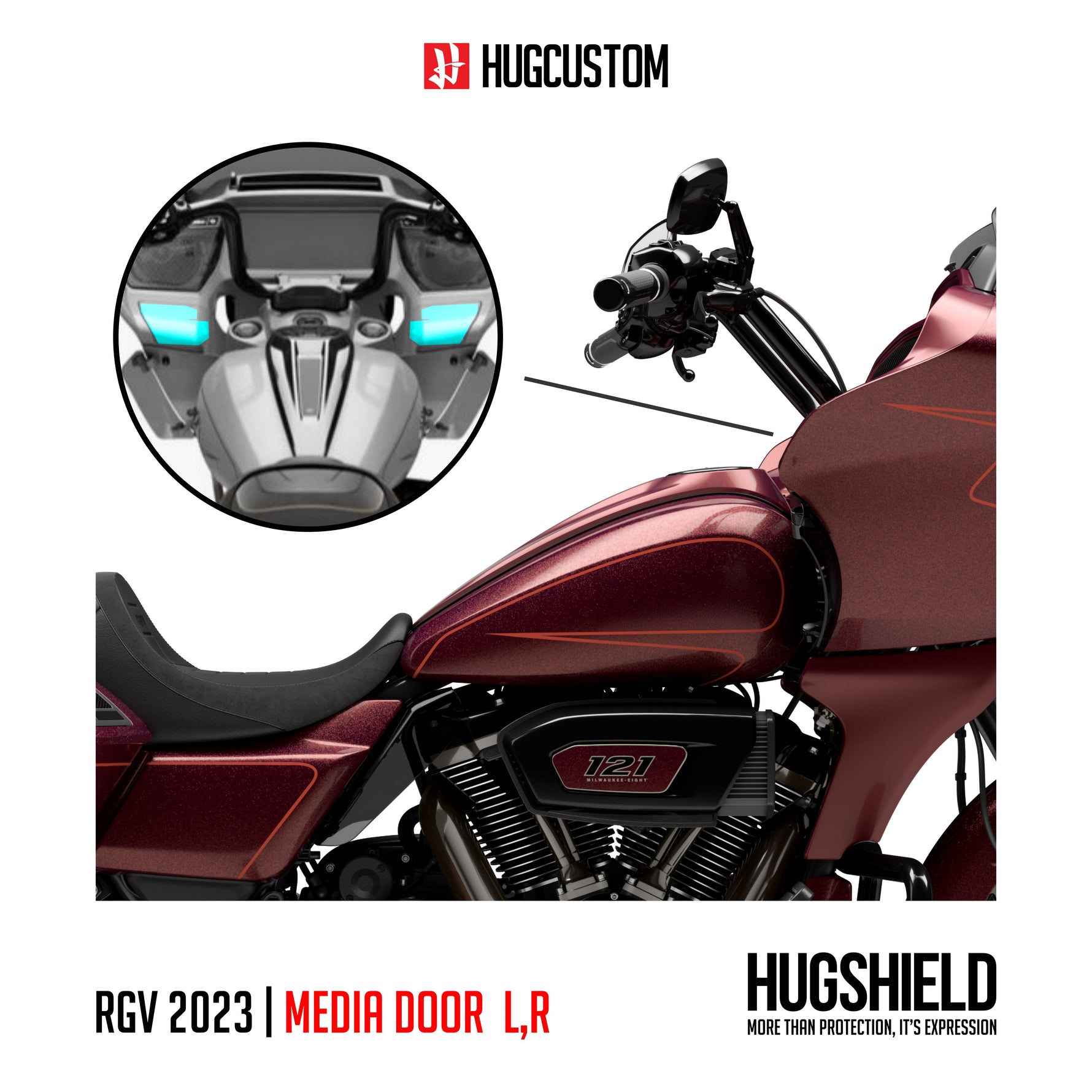 Paint Protection Film for Touring RG (FLTRXSE) 2023 - HUGSTICKERCUSTOM