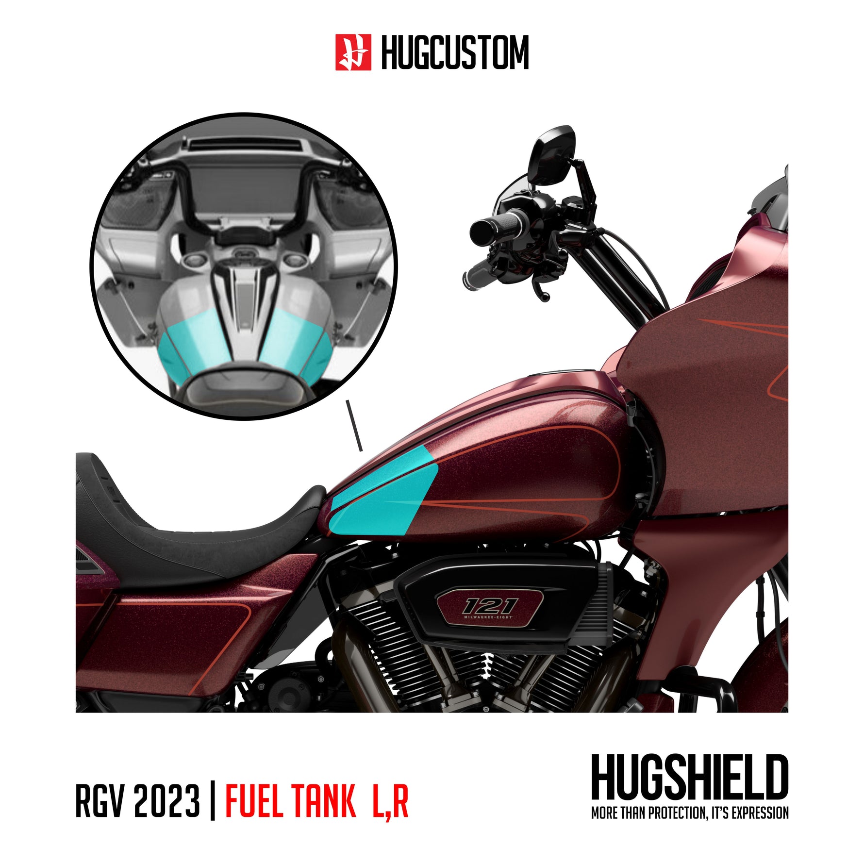 Paint Protection Film for Touring RG (FLTRXSE) 2023 - HUGSTICKERCUSTOM