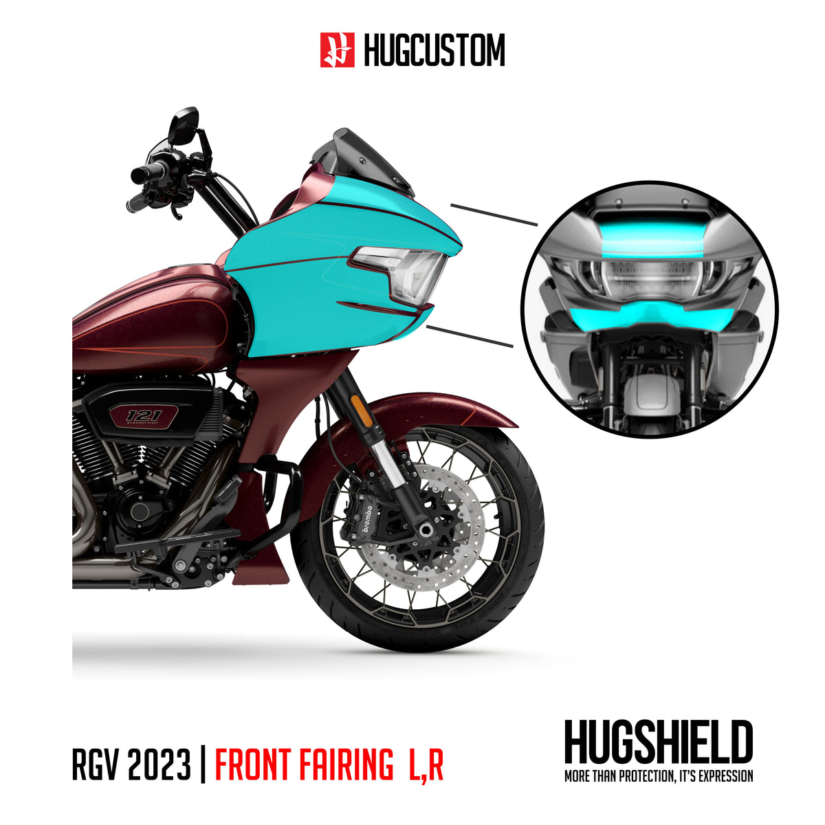 Paint Protection Film for Touring RG (FLTRXSE) 2023 - HUGSTICKERCUSTOM