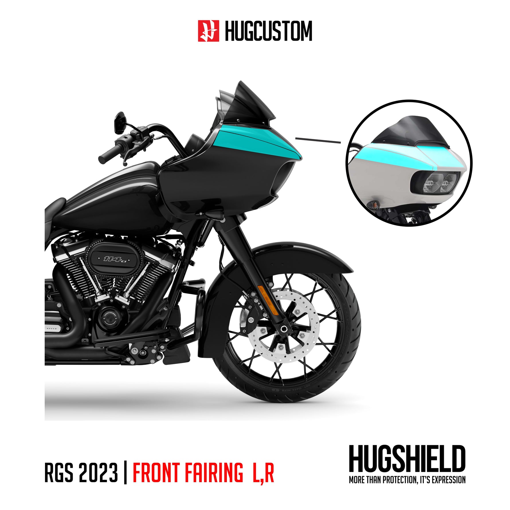 Paint Protection Film for Touring RGS (FLTRXS) 2018-2023 - HUGSTICKERCUSTOM