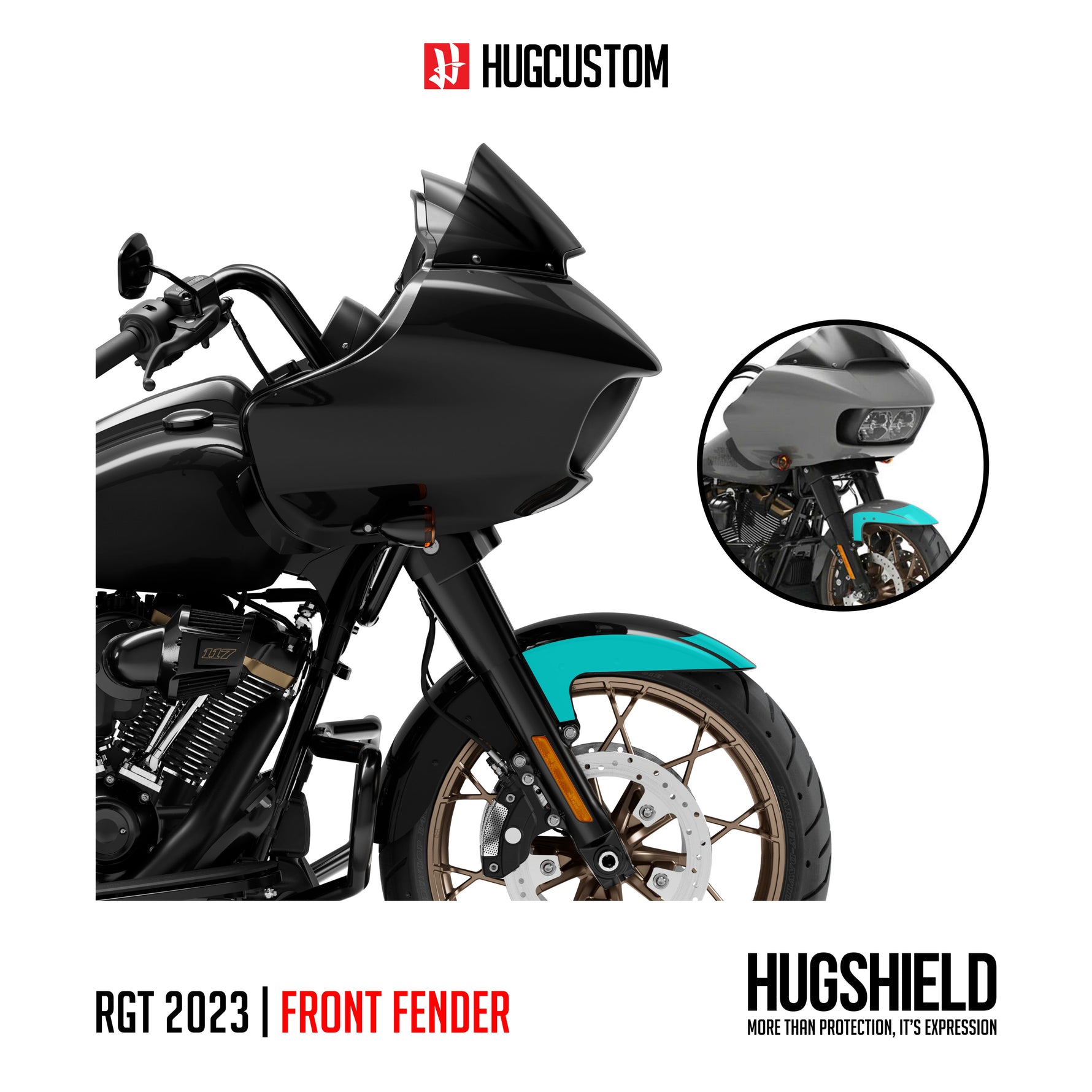 Paint Protection Film for Touring RGST (FLTRXST) 2022-2023 - HUGSTICKERCUSTOM