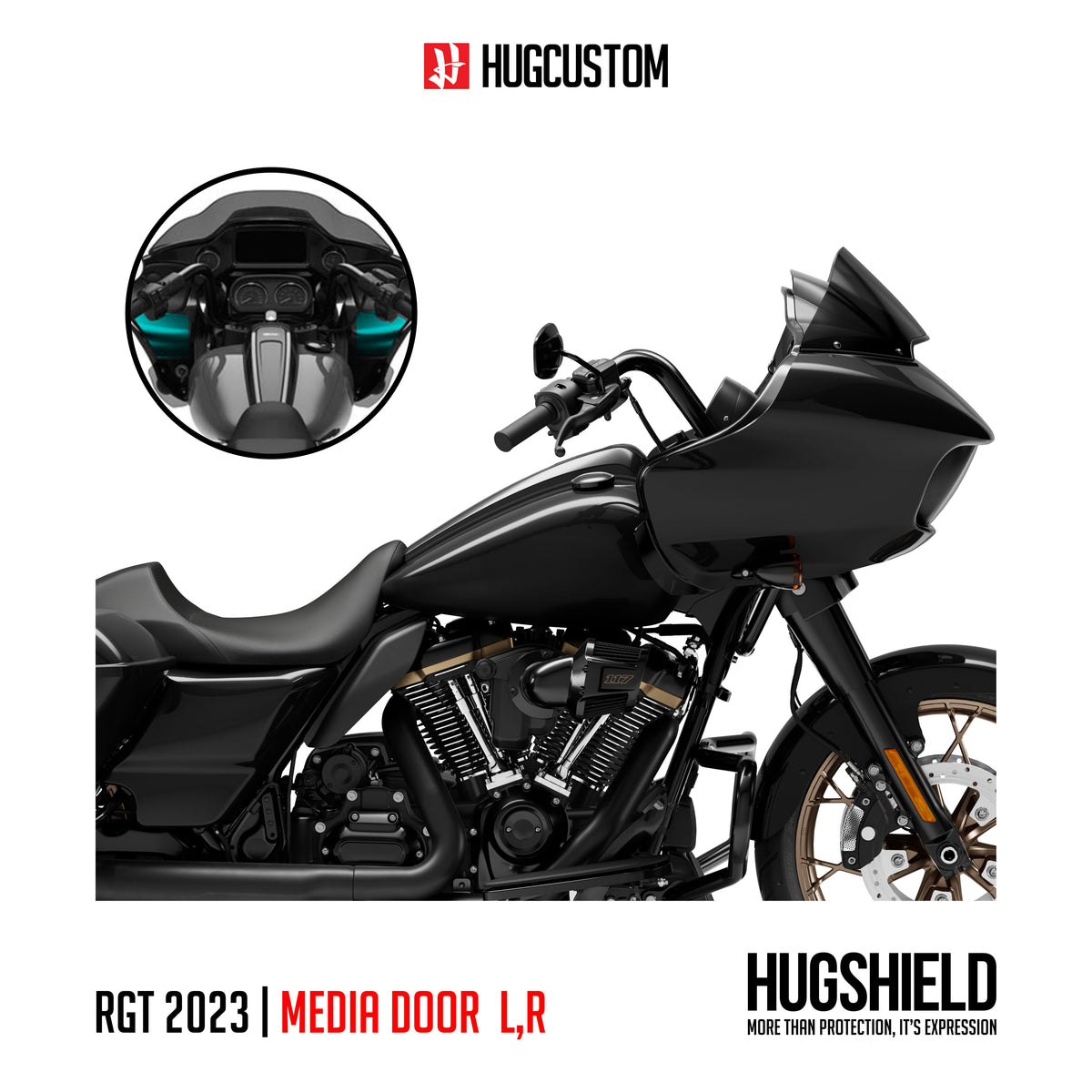 Paint Protection Film for Touring RGST (FLTRXST) 2022-2023 - HUGSTICKERCUSTOM