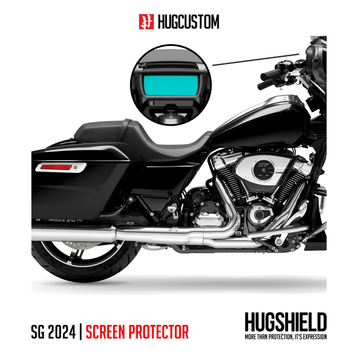 Paint Protection Film for Touring SG (FLHX) 2024-2026 - HUGSTICKERCUSTOM