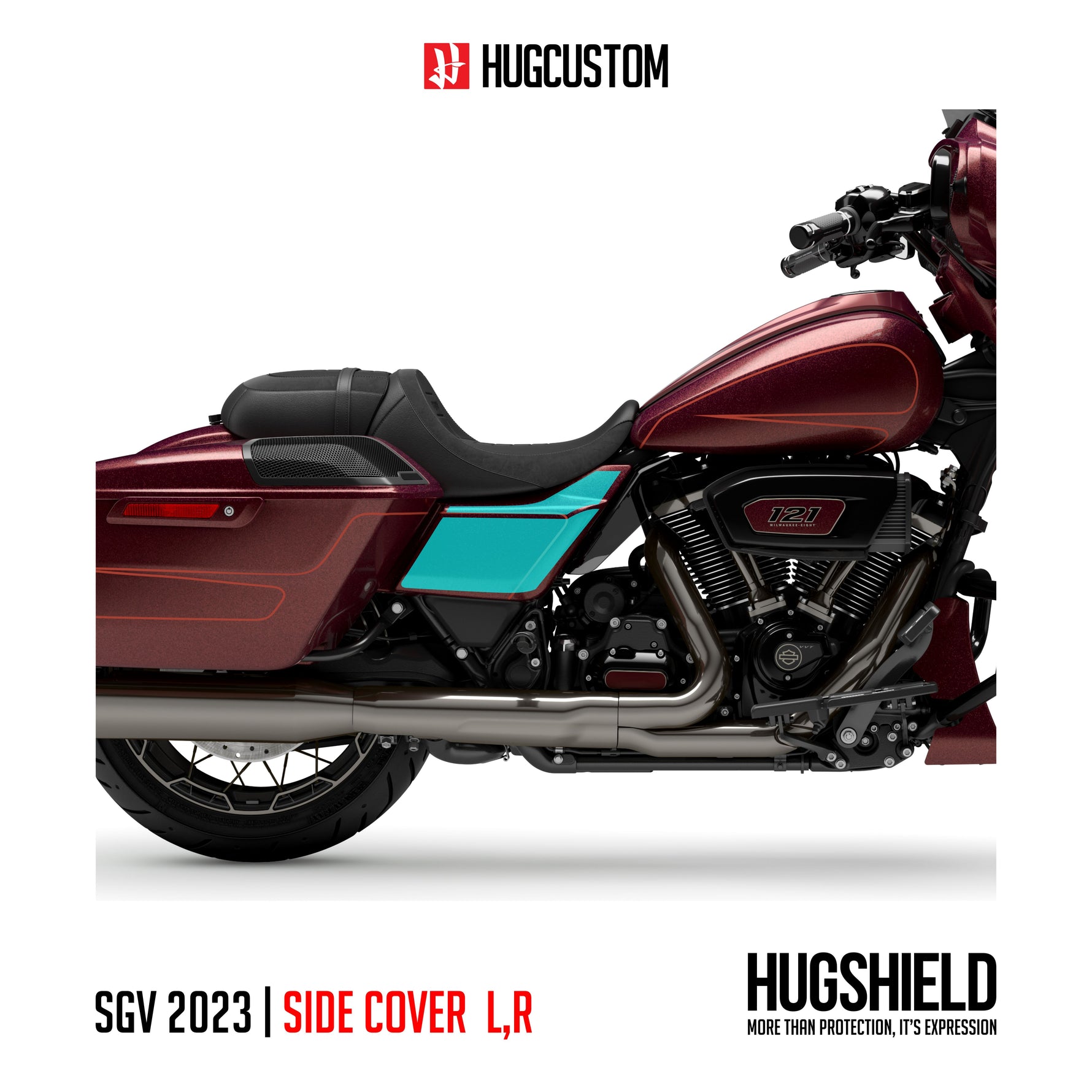 Paint Protection Film for Touring SG (FLHXSE) 2023 - HUGSTICKERCUSTOM