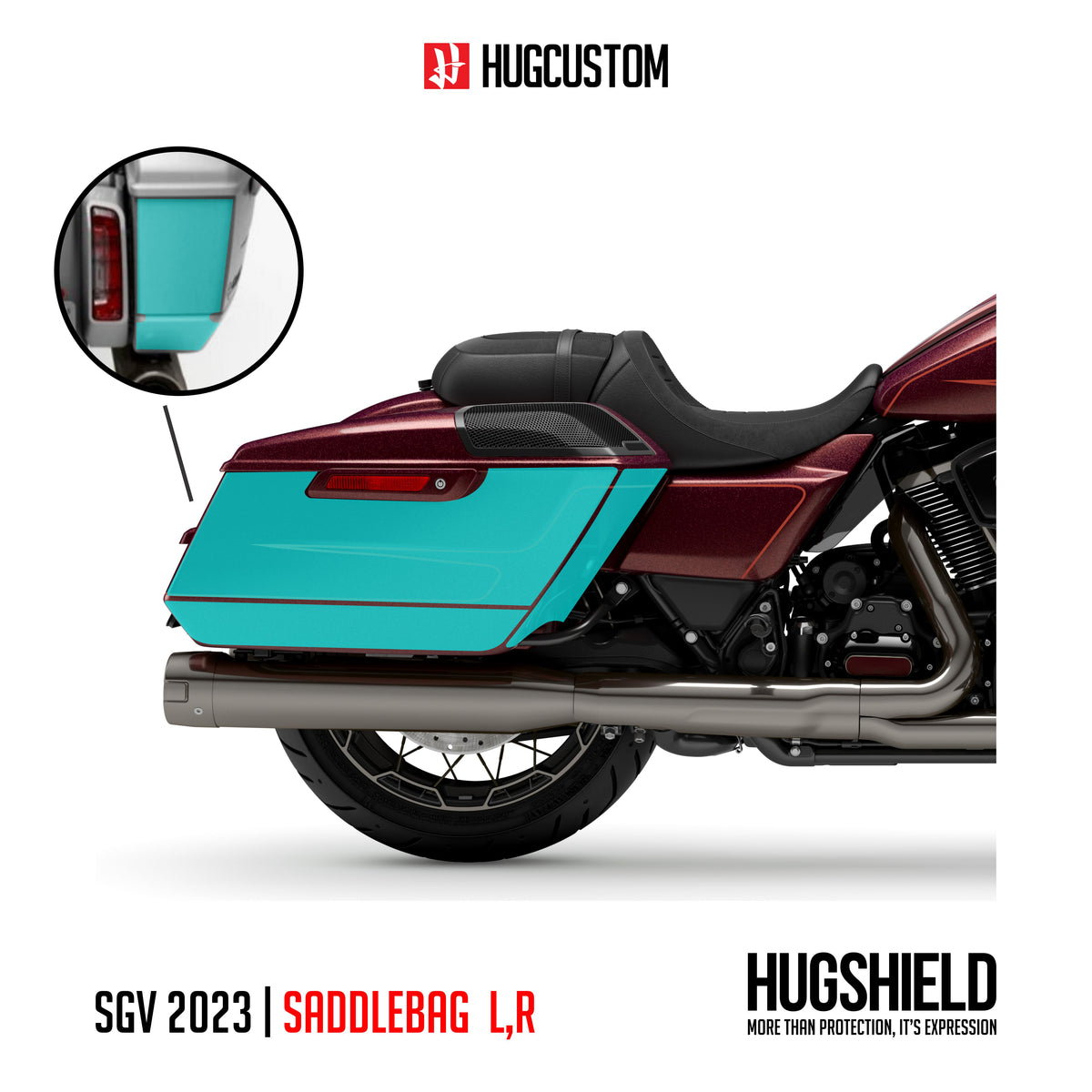 Paint Protection Film for Touring SG (FLHXSE) 2023 - HUGSTICKERCUSTOM