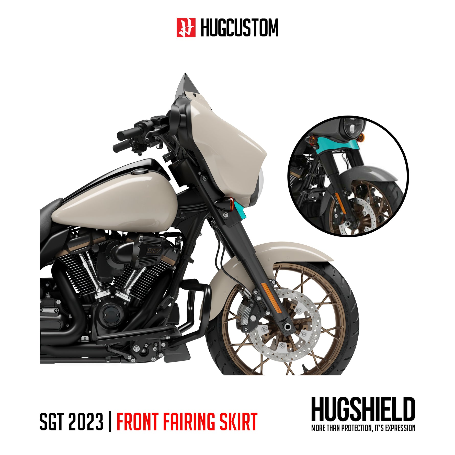 Paint Protection Film for Touring SGST (FLHXST) 2022-2023 - HUGSTICKERCUSTOM