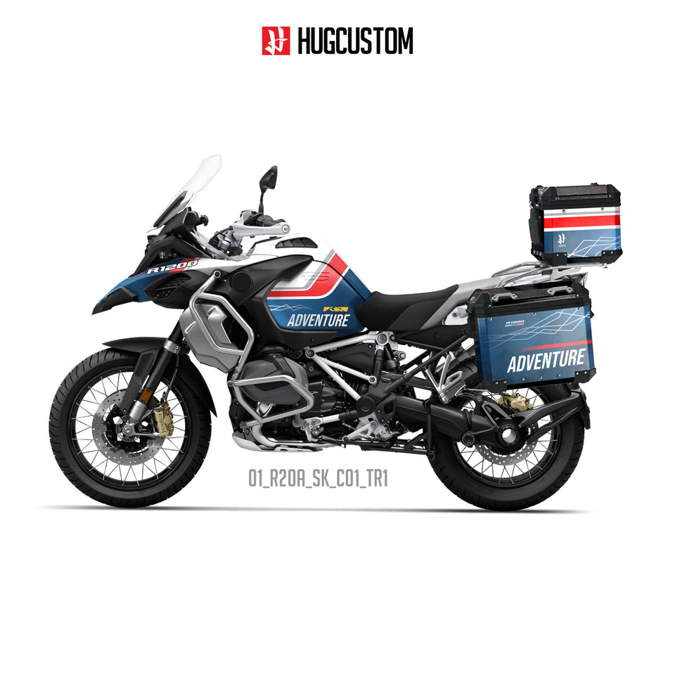 R1200/1250GS Adventure 2014-2025 Sticker Kit – 'Adventure' Design - HUGSTICKERCUSTOM 