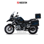 R1200/1250GS Adventure 2014-2025 Sticker Kit – 'Luxury Black' Design - HUGSTICKERCUSTOM 