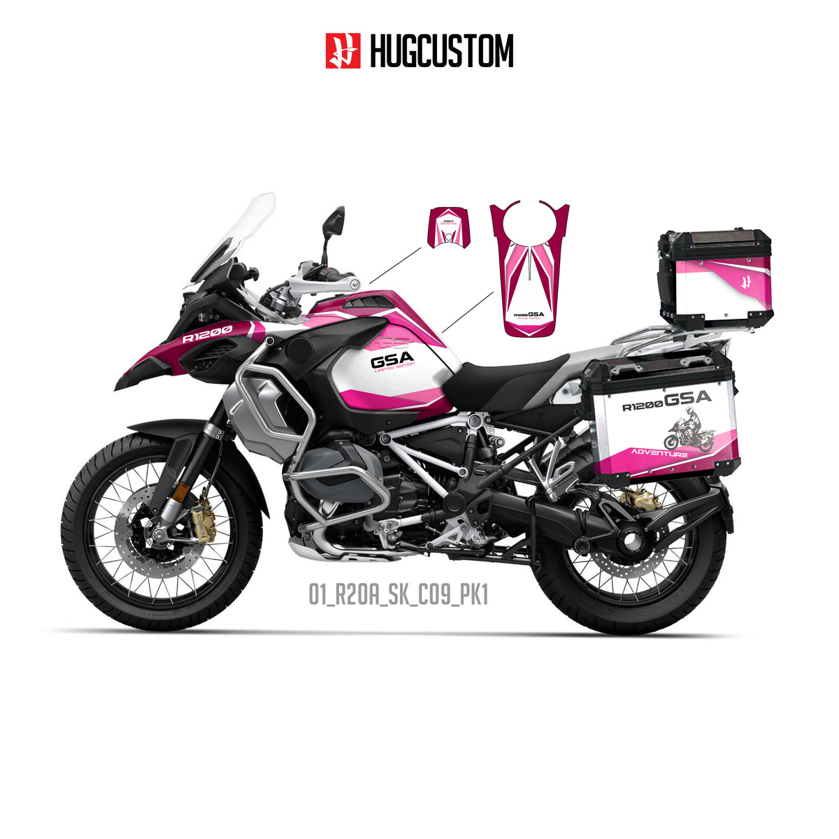 R1200/1250GS Adventure 2014-2025 Sticker Kit – 'Rally Heritage' Design - HUGSTICKERCUSTOM