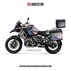 R1200/1250GS Adventure 2014-2025 Sticker – 'Mountain' Design - HUGSTICKERCUSTOM 